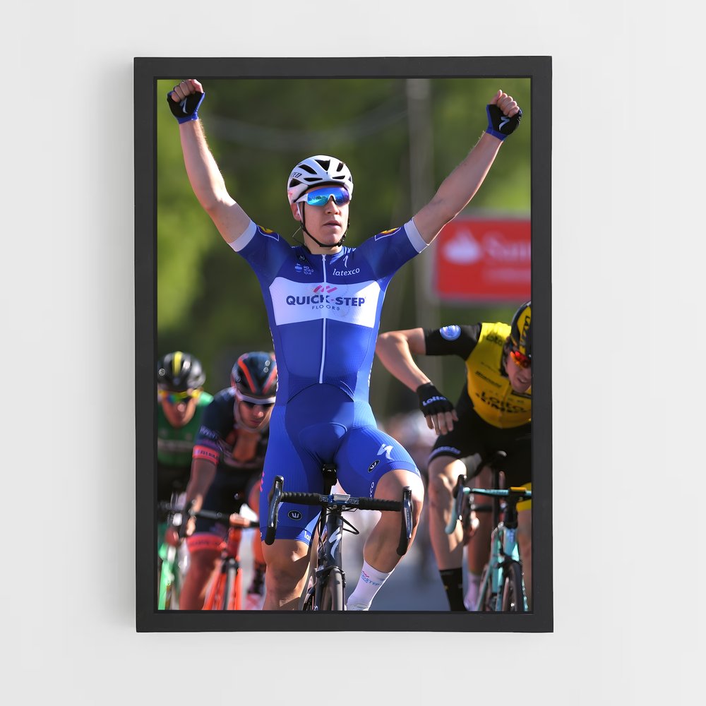 Poster La Victoire de Fabio – affiche Cyclisme (vue 2)